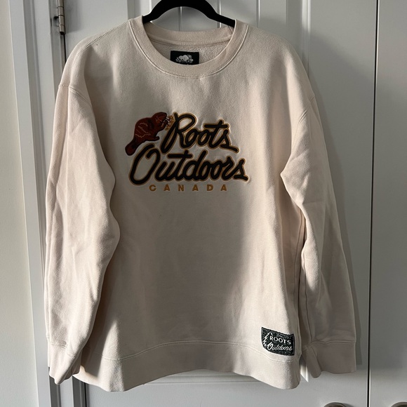 Roots Outdoors Canada White Sweatshirt - Picture 2 of 5